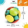imageBright Starts Roll ampamp Glow Monkey Crawling Baby Toy with Lights and Sounds Tummy Time Toy 6 Months and upWobble Bobble