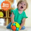 imageBright Starts Roll ampamp Glow Monkey Crawling Baby Toy with Lights and Sounds Tummy Time Toy 6 Months and upWobble Bobble