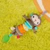 imageBright Starts Sloth Plush Playful Pals TakeAlong BPAFree Stroller Baby Toy Age NewbornMonkey