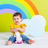 imageBright Starts Sloth Plush Playful Pals TakeAlong BPAFree Stroller Baby Toy Age NewbornUnicorn