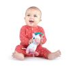 imageBright Starts Sloth Plush Playful Pals TakeAlong BPAFree Stroller Baby Toy Age NewbornUnicorn