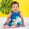 imageBright Starts Snuggle ampamp Teethe BPAfree Crinkle Teething Plush Baby Toy  Elephant1 Count Pack of 1