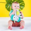 imageBright Starts Snuggle ampamp Teethe BPAfree Crinkle Teething Plush Baby Toy  Elephant1 Count Pack of 1