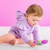 imageBright Starts Soothers ampamp Shakers 7pc Gift Set  BPAFree Baby Rattles Teethers and Stroller Toys Unisex NewbornRattle  Shake Pink