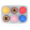 imageBright Starts Sweet Cupcakes Shape Sorter Toy for Infants 3 Months and up Multicolor