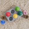 imageBright Starts Sweet Cupcakes Shape Sorter Toy for Infants 3 Months and up Multicolor