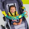 imageBright Starts Take Along Musical Carrier Baby Activity Toy Bar Hanging Car Seat Toy 4 Fun Melodies Fine Motor Skill Development Ages Newborn  MultiColorOball Flex N Go
