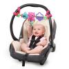 imageBright Starts Take Along Musical Carrier Baby Activity Toy Bar Hanging Car Seat Toy 4 Fun Melodies Fine Motor Skill Development Ages Newborn  MultiColorBusy Birdies