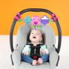 imageBright Starts Take Along Musical Carrier Baby Activity Toy Bar Hanging Car Seat Toy 4 Fun Melodies Fine Motor Skill Development Ages Newborn  MultiColorBusy Birdies