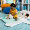 imageBright Starts Tummy Time Prop ampamp Play Baby Activity Mat with Support Pillow ampamp Taggies  Polar Bear 35 x 295 in Newborn and upPolar Bear