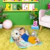 imageBright Starts Tummy Time Prop ampamp Play Baby Activity Mat with Support Pillow ampamp Taggies  Polar Bear 35 x 295 in Newborn and upSloth