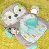 imageBright Starts Tummy Time Prop ampamp Play Baby Activity Mat with Support Pillow ampamp Taggies  Polar Bear 35 x 295 in Newborn and upSloth