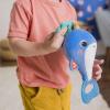 imageBright Starts Whalearoo Pull ampamp Shake Activity Toy with Pull String Stuffed Animal for Baby Newborn and up Multicolor