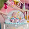 imageBright Starts Wild Vibes Infant to Toddler Rocker with Vibrations Unisex Newborn Rosy Rainbow