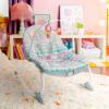 imageBright Starts Wild Vibes Infant to Toddler Rocker with Vibrations Unisex Newborn Rosy Rainbow