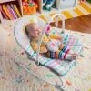 imageBright Starts Wild Vibes Infant to Toddler Rocker with Vibrations Unisex Newborn Rosy Rainbow