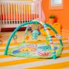 imageBright Starts Wild Wiggles Baby Activity Gym ampamp Play Mat with FoldingToy bar Newborn and up  Green 185 x 291 x 291Green Wild Wiggles
