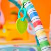 imageBright Starts Wild Wiggles Baby Activity Gym ampamp Play Mat with FoldingToy bar Newborn and up  Green 185 x 291 x 291Green Wild Wiggles