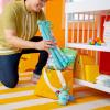 imageBright Starts Wild Wiggles Baby Activity Gym ampamp Play Mat with FoldingToy bar Newborn and up  Green 185 x 291 x 291Green Wild Wiggles