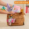 imageBright Starts Wild Wiggles Baby Activity Gym ampamp Play Mat with FoldingToy bar Newborn and up  Green 185 x 291 x 291Pink Wild Wiggles