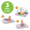 imageBright Starts Wild Wiggles Baby Activity Gym ampamp Play Mat with FoldingToy bar Newborn and up  Green 185 x 291 x 291Pink Wild Wiggles