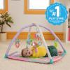 imageBright Starts Wild Wiggles Baby Activity Gym ampamp Play Mat with FoldingToy bar Newborn and up  Green 185 x 291 x 291Pink Wild Wiggles