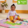 imageBright Starts Wild Wiggles Baby Activity Gym ampamp Play Mat with FoldingToy bar Newborn and up  Green 185 x 291 x 291Pink Wild Wiggles