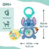 imageDisney Baby Stitch Tropical Teethe Rattle ampamp Teether by Bright Starts Pineapple Shaped Activity Teether Toy for Newborns and UpTummy Tumble Activity Toy