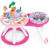 imageBright Starts Around We Go 2in1 Baby Walker Discovery Activity Center and Table Tropic Cool Ages 6 MonthsTropical Coral