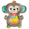 imageBright Starts Hungry Monkey Tummy Time Water Mat Baby Play Mat Inflatable Sensory Toy for Infants Age 06 MonthsHungry Monkey