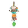 imageBright Starts Sloth Plush Playful Pals TakeAlong BPAFree Stroller Baby Toy Age NewbornMonkey