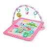 imageBright Starts Wild Wiggles Baby Activity Gym ampamp Play Mat with FoldingToy bar Newborn and up  Green 185 x 291 x 291Pink Palms