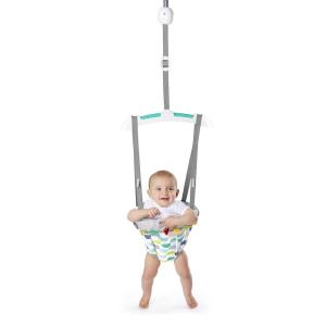imageBright Starts Bounce n Spring Deluxe Door Jumper for Baby with Adjustable Strap 6 Months and Up Max Weight 26 lbsPlayful Parade