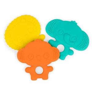imageBright Starts Chill ampamp Teethe BPAFree Teething Toy for Babies Ages 3 MonthsAnimals