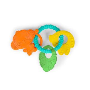 imageBright Starts Chill ampamp Teethe BPAFree Teething Toy for Babies Ages 3 MonthsMonkey