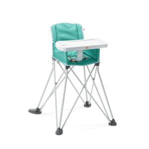 imageBright Starts Disney Baby Finding Nemo Pop n Dine Portable Highchair Suction Cup Nemo Toy Space Saving High Chair for IndoorOutdoor Dining with Fast Easy Compact Fold 6 Months  45 PoundsTeal