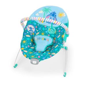 imageBright Starts Disney Baby Minnie Mouse Baby Bouncer Soothing Vibrations Plush Infant Seat  Removable Toy Bar Nonslip Feet 06 Months Up to 20 lbs Spotty DottyStitch Ohana Paradise