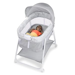imageBright Starts Disney Baby Winnie The Pooh Soothing Vibrations Baby Bassinet  Age Newborn to 5 Months