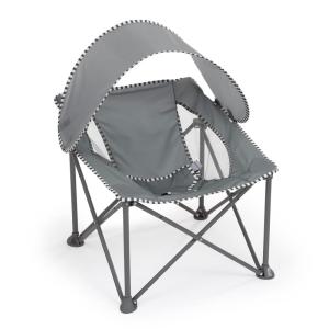 imageBright Starts Disney Finding Nemo Pop N Chill Travel Seat IndoorOutdoor Use Infant Seat with UPF 50 Canopy Blue Ages 06 MonthsGrey