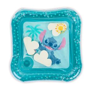 imageBright Starts Hungry Monkey Tummy Time Water Mat Baby Play Mat Inflatable Sensory Toy for Infants Age 06 MonthsStitch