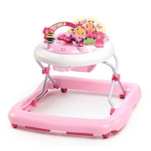 imageBright Starts JuneBerry WalkABout Baby Walker and Entertainer Removeable Floor Toy with Easy Fold Frame for Storage Ages 6 Months Juneberry Delight