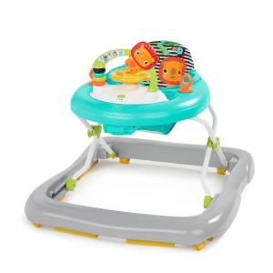 imageBright Starts JuneBerry WalkABout Baby Walker and Entertainer Removeable Floor Toy with Easy Fold Frame for Storage Ages 6 Months Zig Zag Zebra