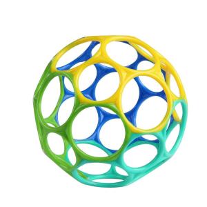 imageBright Starts Oball Easy Grasp Classic Ball Infant Toy in BlueGreen Age Newborn and up 4 Inches
