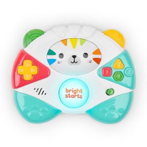 imageBright Starts Press ampamp Glow Spinner Cause and Effect Musical Baby Toy Age 6 MonthsGamer Buddy