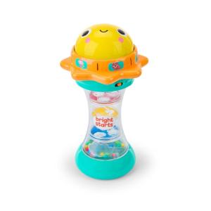 imageBright Starts Press ampamp Glow Spinner Cause and Effect Musical Baby Toy Age 6 MonthsJust for Sun