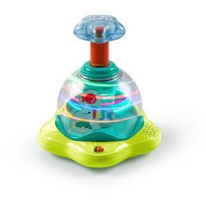 imageBright Starts Press ampamp Glow Spinner Cause and Effect Musical Baby Toy Age 6 MonthsPress  Grow