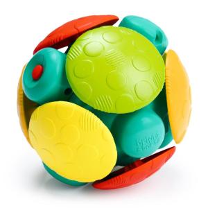 imageBright Starts Roll ampamp Glow Monkey Crawling Baby Toy with Lights and Sounds Tummy Time Toy 6 Months and upWobble Bobble