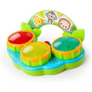 imageBright Starts Safari Beats Musical Drum Toy with Lights Ages 3 Months  Multi1 Count Pack of 1