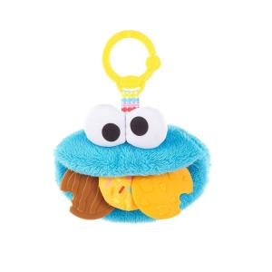 imageBright Starts Sesame Street Cookie Mania Teether OnTheGo TakeAlong Toy Ages 312 Months