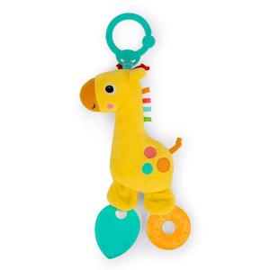 imageBright Starts Sloth Plush Playful Pals TakeAlong BPAFree Stroller Baby Toy Age NewbornRattle Giraffe